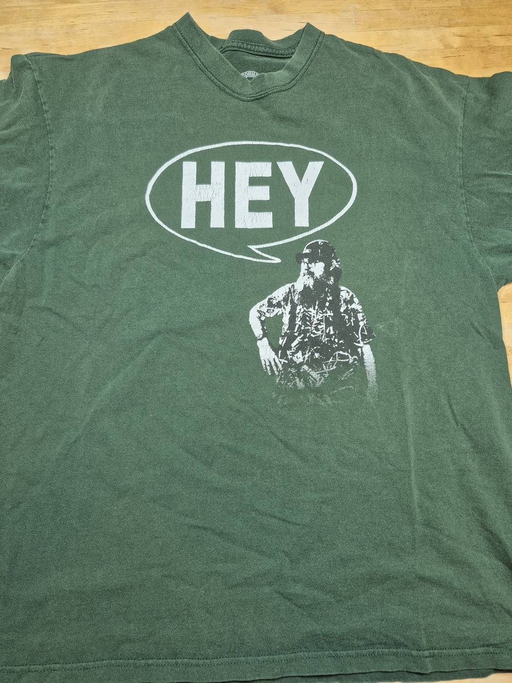 Forest Green HEY Graphic Short-Sleeve Men's T-Shirt